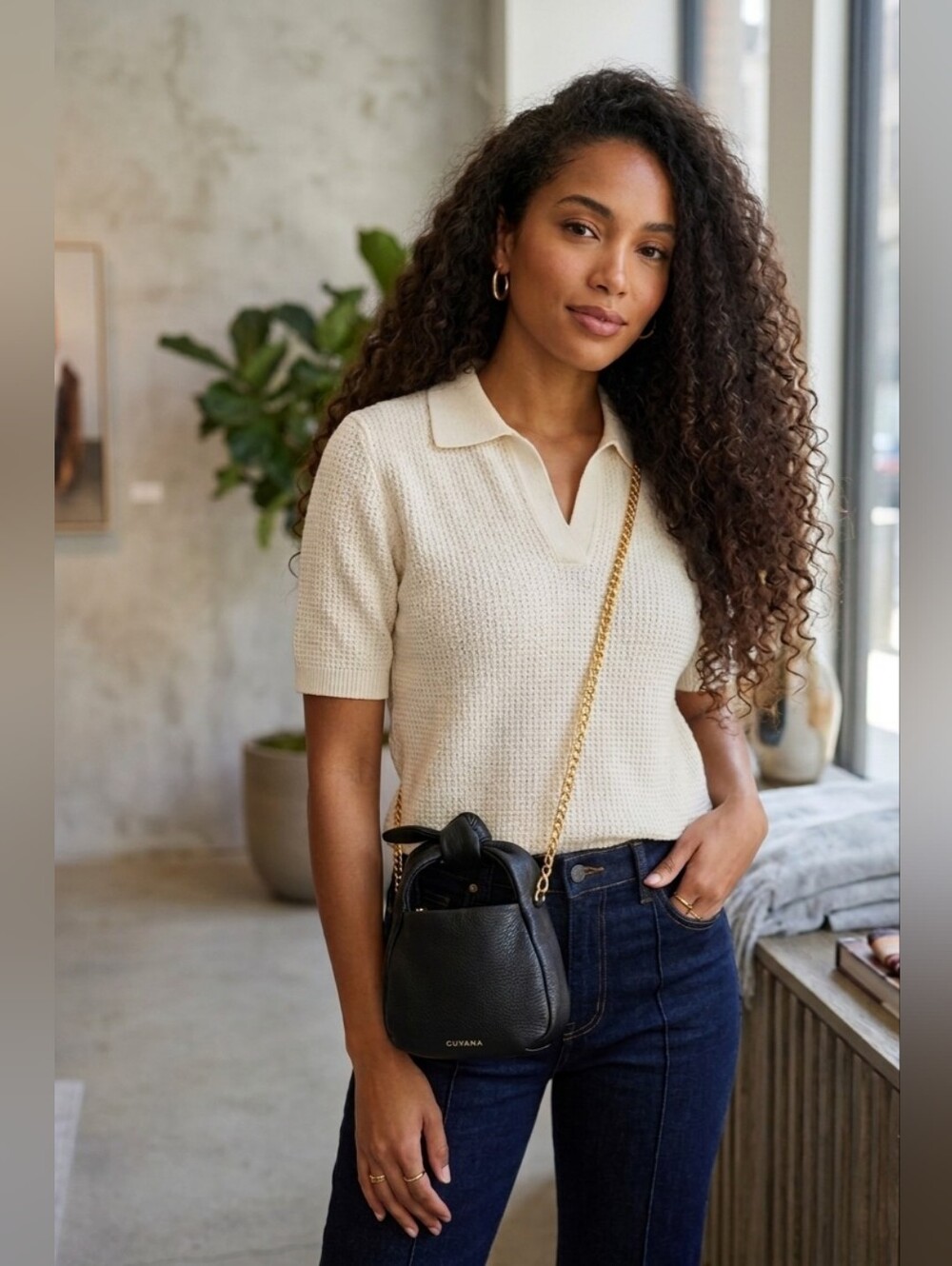 CUYANA Mini Bow Bag